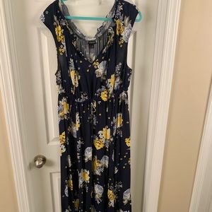 Torrid Navy Maxi Dress